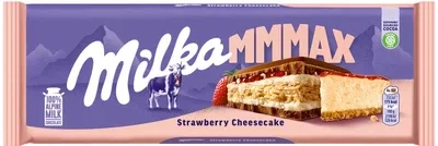 Шоколад Milka з чизкейком, полуницею та печивом 300 г (7622210678171)