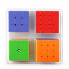 Кубик рубік rubik набір 4 штуки 2х2 3х3 4х4 5х5 в коробці