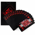 Карти гральні чорні покерні пластикові SP-Sport Poker 3466 54 карти Black