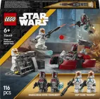 Конструктор LEGO Star Wars Бойовий комплект Облога Мандалора 116 елементів (75449)