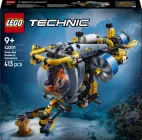 Конструктор LEGO Technic Глибоководний дослідницький підводний човен 413 елементів (42201)