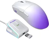 Миша Hator Hellyberry HM47 Pro RGB Wireless/Bluetooth/USB White-Violet