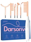 Дарсонваль SisKis Pro+ для догляду за волоссям шкірою 5 насадок (6863215625642)