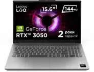 Ноутбук Lenovo LOQ 15ARP10E (83S000EDRA) Luna Grey / 15.6" IPS 144 Гц / AMD Ryzen 7 170 / RAM 16 ГБ / SSD 512 ГБ / RTX 3050, 6 ГБ / LAN
