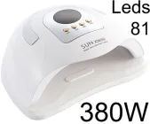 Професійна лампа для манікюру Nail Lamp SUN X 26 MAX 380W UV/LED для покриття нігтів гель лаком, біла гелем