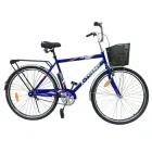 Міський велосипед X-Treme C2803 сталь. рама 28" колеса 28" синьо-червоний з корзинкою сталевою