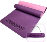 Килимок для йоги та фітнесу EasyFit TPE+TC 183x61x0.6 см ECO-Friendly двошаровий каремат EF-1924-VP Фіолетовий з рожевим (56000897)