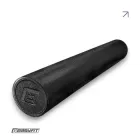 Масажний ролик EasyFit EPP Roller 90 см чорний (легкий ролер, твердий валик, циліндр для МФР та йоги, масажер для спини, ніг, рук, шиї) WS-EPPR90-Bk