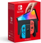 Портативна ігрова консоль Nintendo Switch OLED with Neon Blue and Neon Red Joy-Con