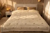 Ковдра Руно зимова полуторна 140х205 вовняна Sheep (321.52ШУ_Sheep)