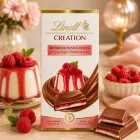 Шоколадка Lindt Creation з малиновою панна коттою 150 гр