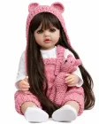 Реалістична Кукла Реборн 55 см повністю вінілова Doll Reborn Baby К0100202