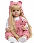 Реалістична Кукла Реборн 55 см повністю вінілова Doll Reborn Baby К0100302