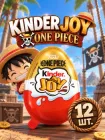 Набір Kinder Joy One Piece 12 шт кіндер джой One Piece ван піс шоколадне яйце оригінал з сюрпризом нова колекція кіндери для дітей з фігурками іграшками персонажі аніме колекційна серія фігурки персонажів всередині дітям