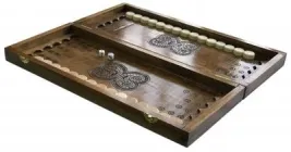 Нарди дерев'яні ручної роботи Newt Backgammon 2 розміри дошки 45х40х7 см (NR- 4540) (2000000015644)